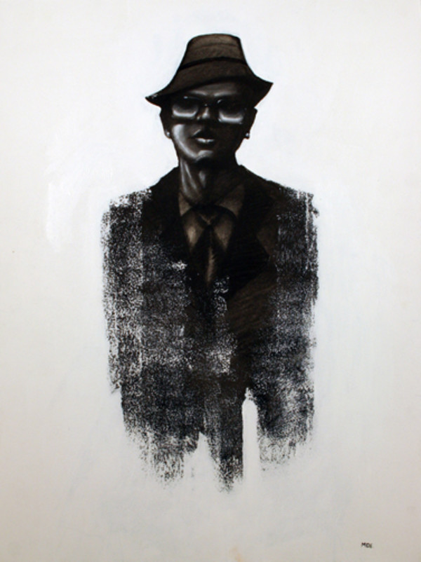 SWAG (Man w/ Hat) by Maurice "Moe." Bradford Jr., Image 1.