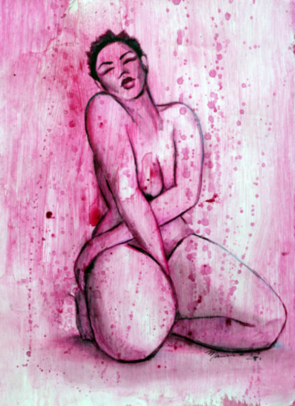 LADY IN PINK by Maurice "Moe." Bradford Jr., Image 1.