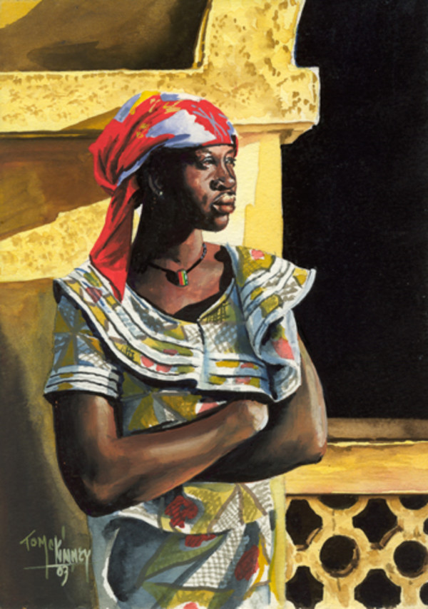 UNTITLED (African Woman) by Tom McKinney, Image 1.