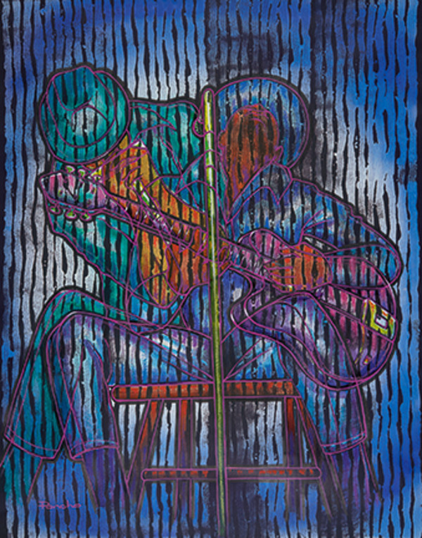 INDIGO BLUES by Larry Poncho Brown, Image 1.