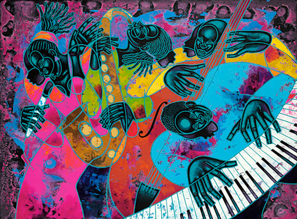 JAZZ ON OGONTZ AVE. by Larry Poncho Brown, Image 1.