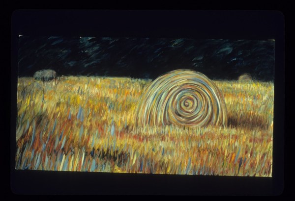 MacDowell Hay Bale Series #6, Blue Ide by Gilah Yelin Hirsch