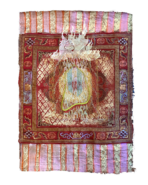 Himalayan Flight Series, Palimpsest #2 (with Solo Impressions) by Gilah Yelin Hirsch, Image 3.
