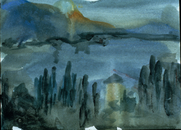 Villa Serbelloni, Postcard Series #2, Bellagio by Gilah Yelin Hirsch