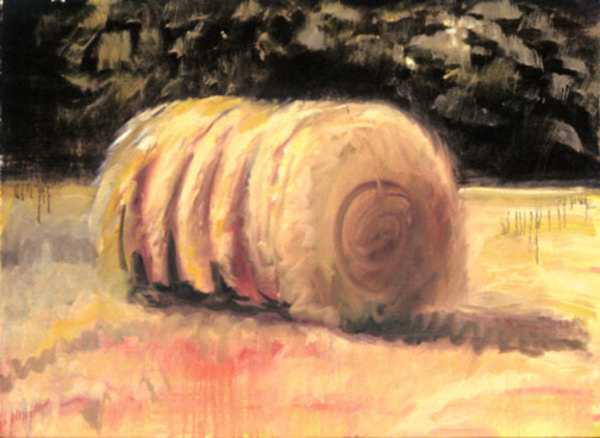 MacDowell Hay Bale Series #1, Leonine by Gilah Yelin Hirsch