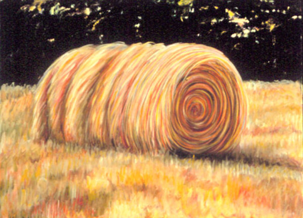 MacDowell Hay Bale Series #3, Familiar by Gilah Yelin Hirsch