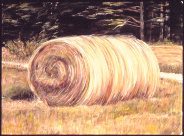 MacDowell Hay Bale Series #4, Avuncular by Gilah Yelin Hirsch