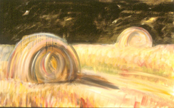 MacDowell Hay Bale Series #8, Standing By by Gilah Yelin Hirsch