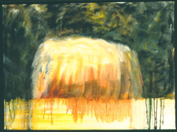 MacDowell Hay Bale Series #9, First Shrine by Gilah Yelin Hirsch