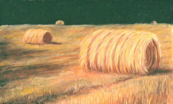 MacDowell Hay Bale Series #11, Rolling Still by Gilah Yelin Hirsch