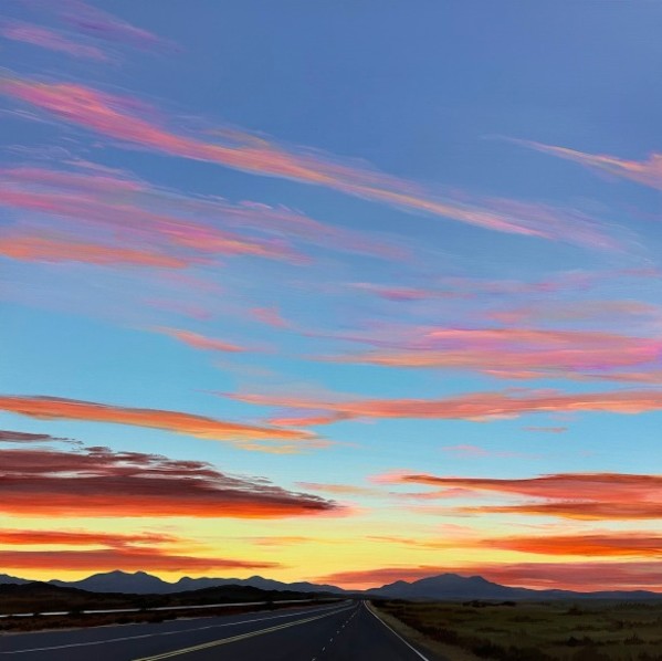 Highway 90 Sunrise by Kristin Moore