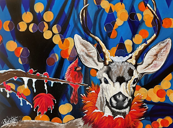 Harlequin Deer by Brandy Saturley, Image 3.