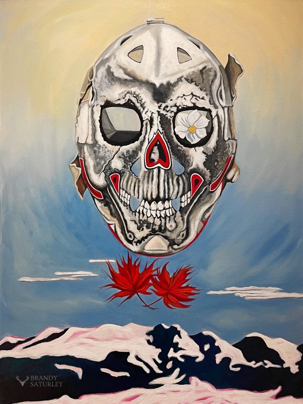Mask Over Mountains by Brandy Saturley