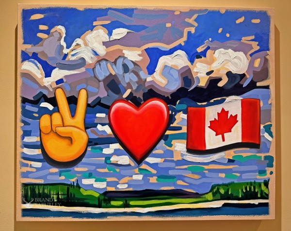 Peace, Love, Canada by Brandy Saturley