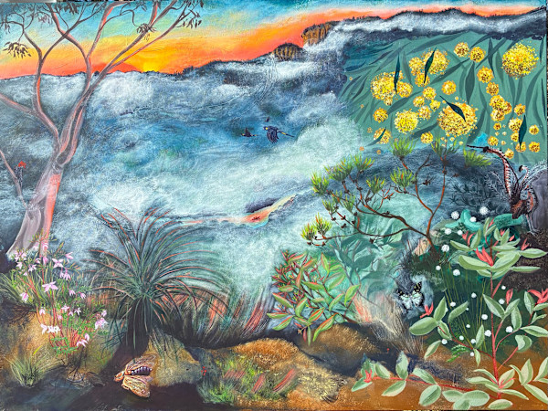 Sunrise over the mist by Amanda Rennie
