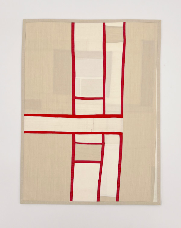 Small Study Red & White, # 3 by Debra Smith, Image 1.