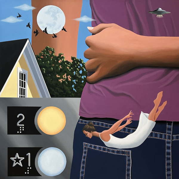 Morning Moon by George Halvorson