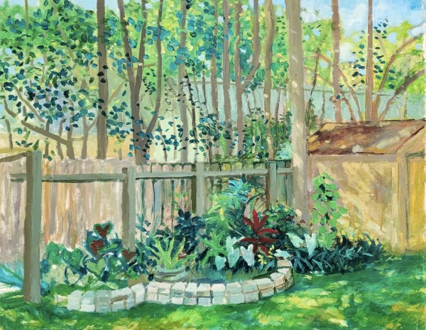 Garden with Brown Storage by Joe Roache