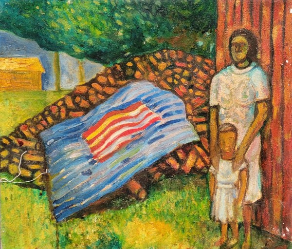 Lady and the Flag by Joe Roache