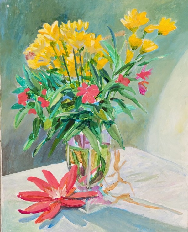 Yellow Flowers by Joe Roache