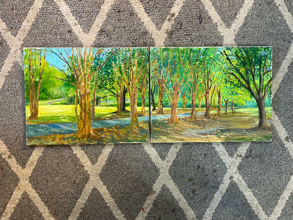 McCord Park Path 01 (2 parts) by Joe Roache