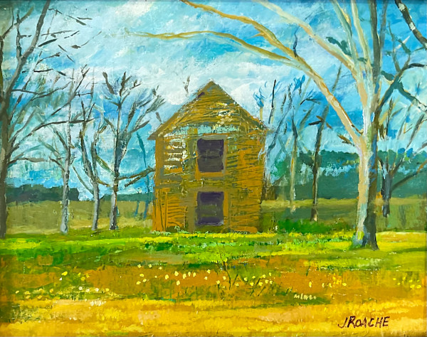 Highway 319 Barn 02 by Joe Roache