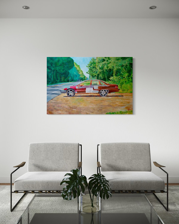 Car on Side of Highway 319 by Joe Roache