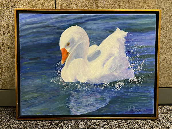 Ducking into Cool Water by Marie Provine