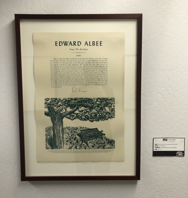 Edward Albee by Gene Valentine