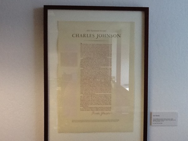 Charles Johnson by Gene Valentine
