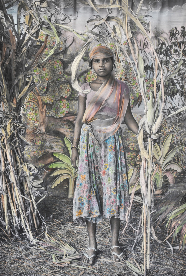 Girl with Field Corn by Waswo X. Waswo