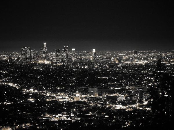 Downtown Los Angeles Skyline by Mark Peacock