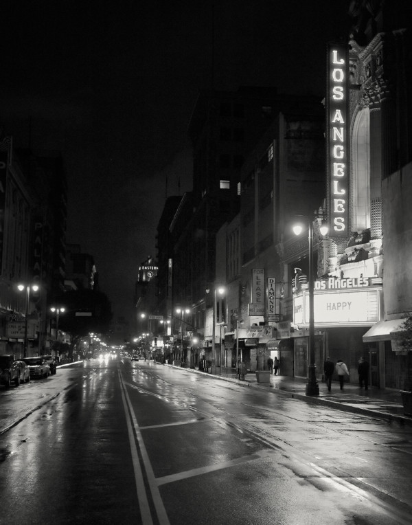 Broadway in the Rain by Mark Peacock