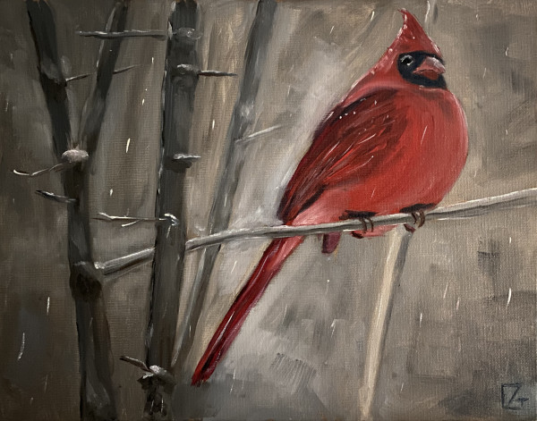 Winter Cardinal by Gary LaParl