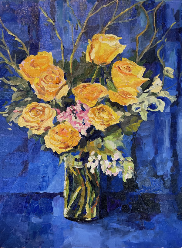 Yellow Roses by Phyllis A. Gunderson