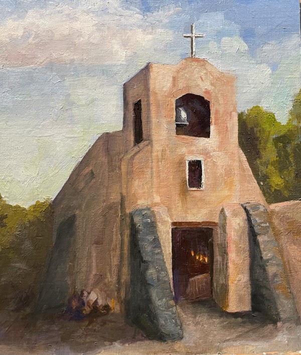 Oldest Church 2391 by Phyllis A. Gunderson