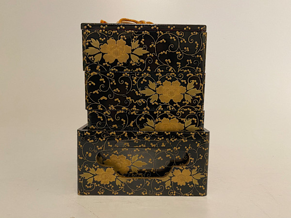 Hina dolls furniture - Tiered food boxes