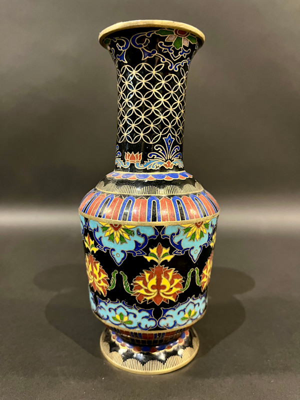 Small cloisonné vase