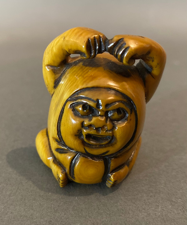Netsuke - Daruma by Masayuki