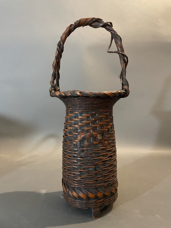 Tall ikebana basket