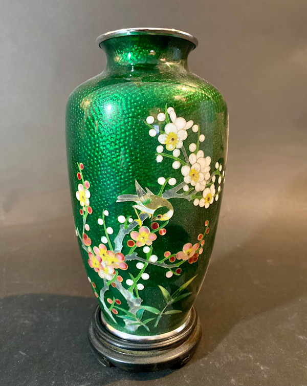 Small cloisonné vase