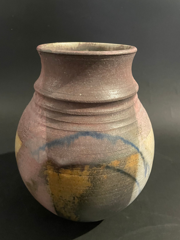 Large ceramic ikebana vase