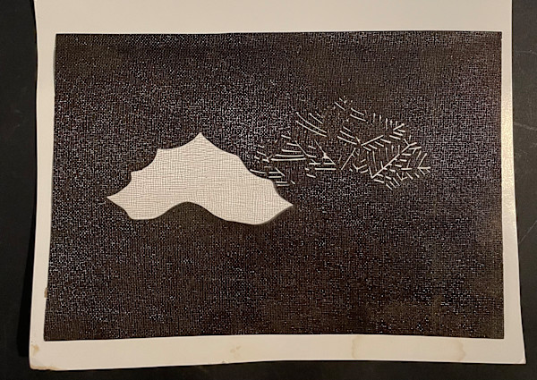 Kimono stencil - Katagami