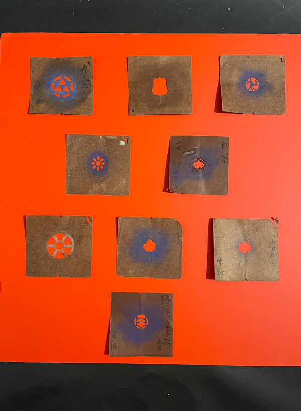 Kimono stencils - Katagami