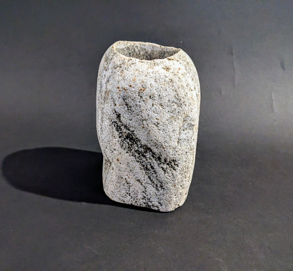 Small stone Ikebana vase