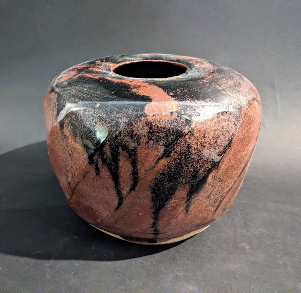 Large ceramic ikebana vase