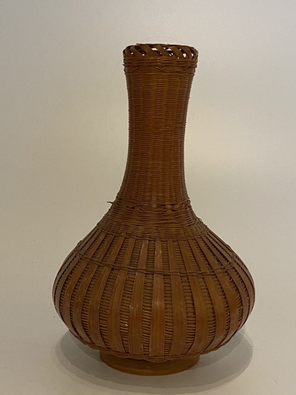Bamboo ikebana vase