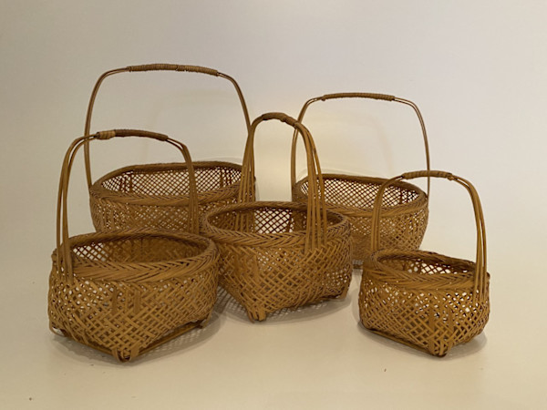 Ikebana basket set - 5 pieces