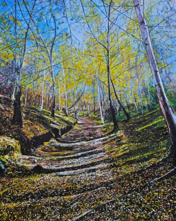 Autumn Path by Christine Davis