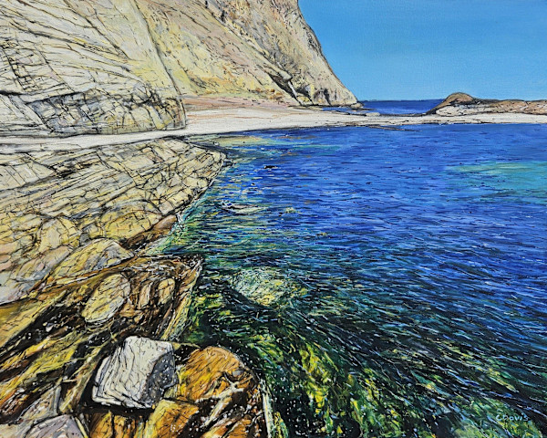 Second Valley Path to the turquoise sea by Christine Davis, Image 1.